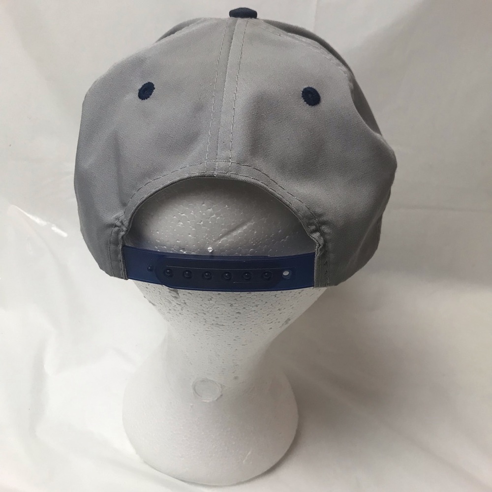 Competitor Cleveland Indians Gray Blue Snap Back Hat Adjustable MLB - Picture 3 of 9